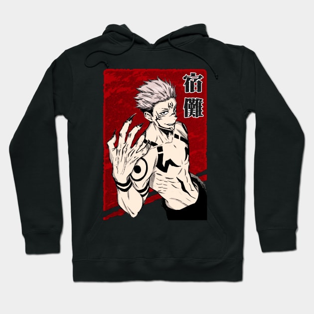 Sukuna On Board Hoodie Official Jujutsu Kaisen Merch