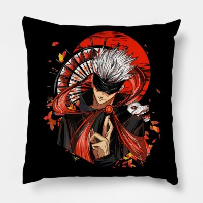 Satoru Gojo Jiu Jitsu Kaisen Throw Pillow Official Jujutsu Kaisen Merch