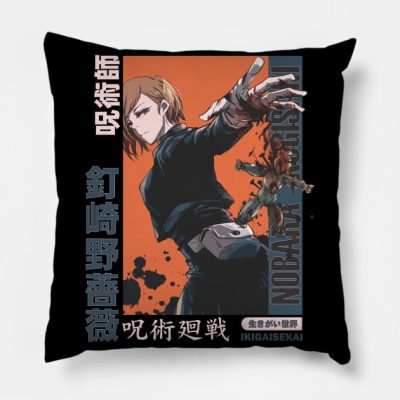Nobara Kugisaki V2 Jujutsu Kaisen Throw Pillow Official Jujutsu Kaisen Merch