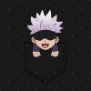 Chibi Satoru Gojo Pocket Crewneck Sweatshirt Official Jujutsu Kaisen Merch