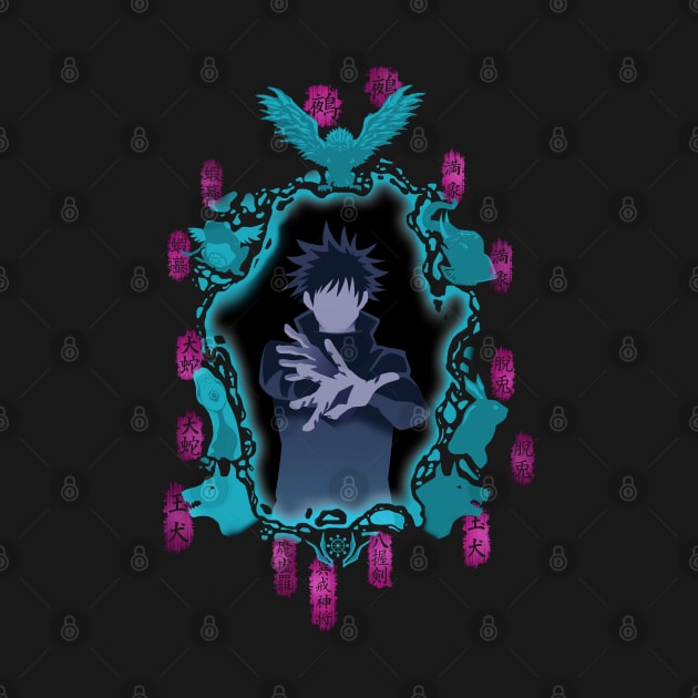 Fushiguro Megumi Jujutsu Kaisen Silhouette V2 Tank Top Official Jujutsu Kaisen Merch