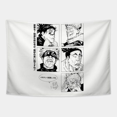Funny Face Jujutsu Tapestry Official Jujutsu Kaisen Merch