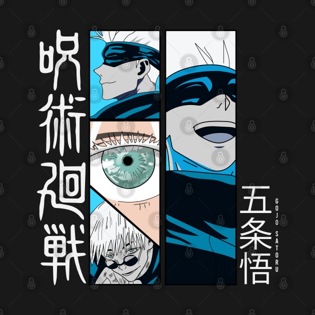 Gojo Satoru Jujutsu Kaisen Crewneck Sweatshirt Official Jujutsu Kaisen Merch