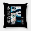 Gojo Satoru Jujutsu Kaisen Throw Pillow Official Jujutsu Kaisen Merch