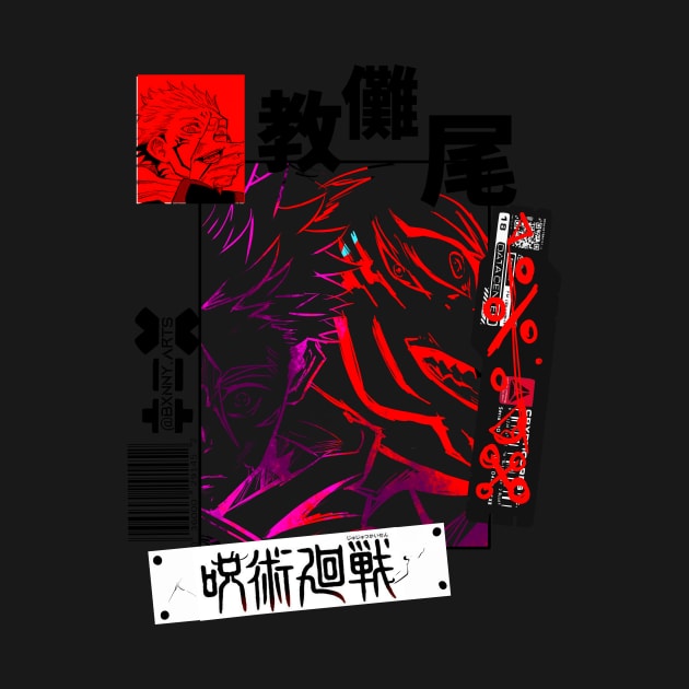 Itadori X Sukuna Jujutsu Kaisen T-Shirt Official Jujutsu Kaisen Merch