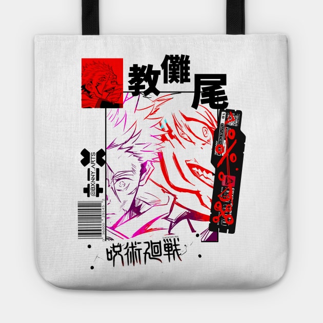 Itadori X Sukuna Jujutsu Kaisen Tote Official Jujutsu Kaisen Merch