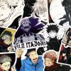 50PCS Manga Jujutsu Kaisen Anime Stickers Laptop Guitar Luggage Skateboard Waterproof Graffiti Sticker Decal Kid Classic 3 - Jujutsu Kaisen Store