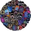 50PCS Neon Light Anime Stickers Mix Jujutsu Kaisen Attack on Titan Stickers DIY Car Phone Laptop 1 - Jujutsu Kaisen Store