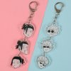 Anime Jujutsu Kaisen Cosplay Funny Long Keychain Gojo Satoru Geto Suguru Bag Pendant Fan Collection Props - Jujutsu Kaisen Store