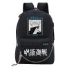 Anime Jujutsu Kaisen Girls School Bags Gojo Satoru Anime Cosplay Women Backpack USB Charging Kawaii Teenagers 4 - Jujutsu Kaisen Store