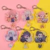 Anime Jujutsu Kaisen Keychain Cosplay Cute Yuji Itadori Gojo Satoru Fushiguro Megumi Acrylic Key Chain Pendant 4 - Jujutsu Kaisen Store