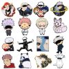 DZ2432 Anime Comic style Cute Jujutsu Kaisen Enamel Pins Gojo Satoru Lapel Pin for Clothes backpacks - Jujutsu Kaisen Store