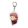 Japan Anime Jujutsu Kaisen Keychain Itadori Yuji Fushiguro Megumi Ryomen Sukuna Cosplay Bags Pendant Car Key 3 - Jujutsu Kaisen Store