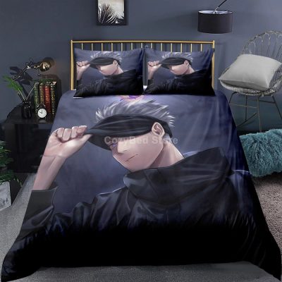 Jujutsu Kaisen Bedding Set Japan Famous Anime Duvet Cover Sets Comforter Bed Linen Twin Queen King 10 - Jujutsu Kaisen Store