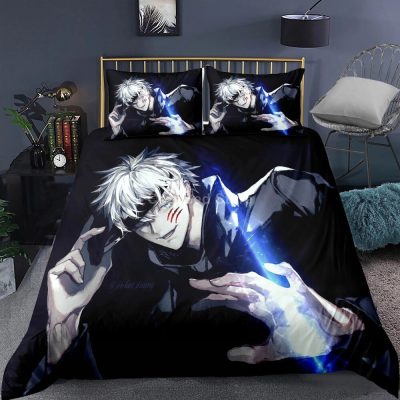 Jujutsu Kaisen Bedding Set Japan Famous Anime Duvet Cover Sets Comforter Bed Linen Twin Queen King 15 - Jujutsu Kaisen Store