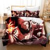 Jujutsu Kaisen Bedding Set Japan Famous Anime Duvet Cover Sets Comforter Bed Linen Twin Queen King 5 - Jujutsu Kaisen Store