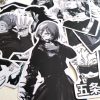 Jujutsu Kaisen Black White Anime Stickers Handbook Stickers Phone Case Notebook Stickers 2 - Jujutsu Kaisen Store