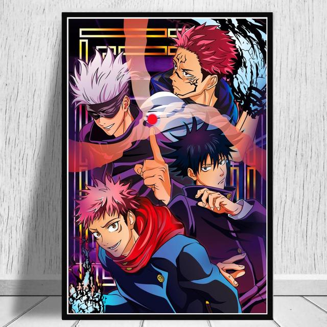 Jujutsu Kaisen Canvas Painting Posters and Prints Wall Art Picture Home Living Room Decor.jpg 640x640 6 - Jujutsu Kaisen Store