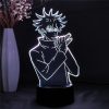 Jujutsu Kaisen Fushiguro Megumi Led 3D Night Light Anime Fingure for Bedroom Decor Child Kids Gift 2 - Jujutsu Kaisen Store