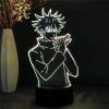 Jujutsu Kaisen Fushiguro Megumi Led 3D Night Light Anime Fingure for Bedroom Decor Child Kids Gift 3 - Jujutsu Kaisen Store