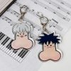 Jujutsu Kaisen Keychains Anime Cosplay Yuji Itadori Gojo Satoru Fushiguro Megumi Funny Keyrings 2 - Jujutsu Kaisen Store
