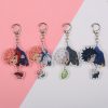 Keychain Woman Jujutsu Kaisen Key Chain Men Acrylic Pendant Keyring Unisex Elegant Key Holder Gojo Satoru - Jujutsu Kaisen Store