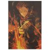 TIE LER Anime Jujutsu Kaisen Anime Poster Kraft Paper Decoration Painting Modern Living Room Home Decor 1 - Jujutsu Kaisen Store