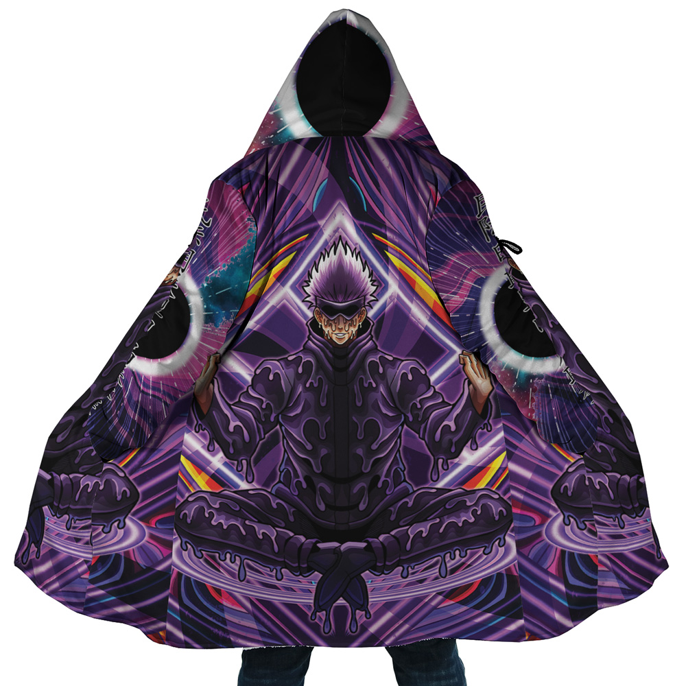 Trippy Gojo Satoru Jujutsu Kaisen Dream Cloak Coat