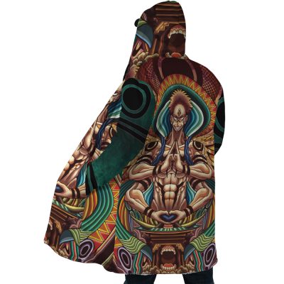 sukuna Hooded Cloak Coat side - Jujutsu Kaisen Store