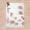 Sorcerer Fingers Throw Blanket Official Jujutsu Kaisen Merch