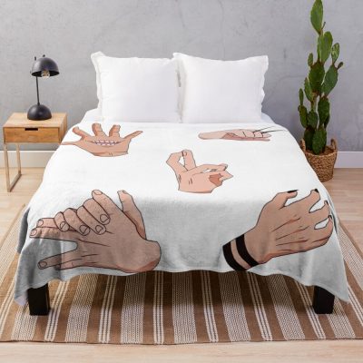 Sorcerer Fingers Throw Blanket Official Jujutsu Kaisen Merch