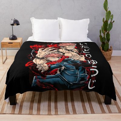 Best Duo Throw Blanket Official Jujutsu Kaisen Merch