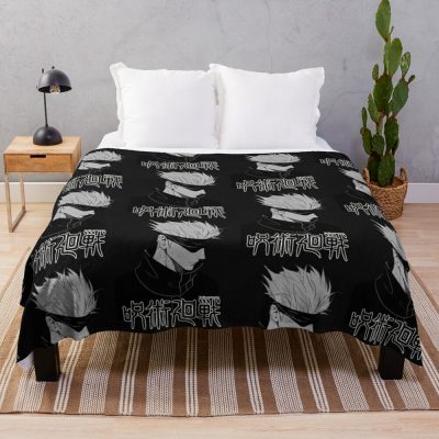 Gojo Satoru | Jujutsu Kaisen Throw Blanket Official Jujutsu Kaisen Merch