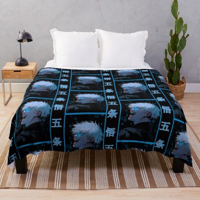 Gojo Satoru | Jujutsu Kaisen Throw Blanket Official Jujutsu Kaisen Merch