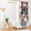Vintage Jjk Shower Curtain Official Jujutsu Kaisen Merch
