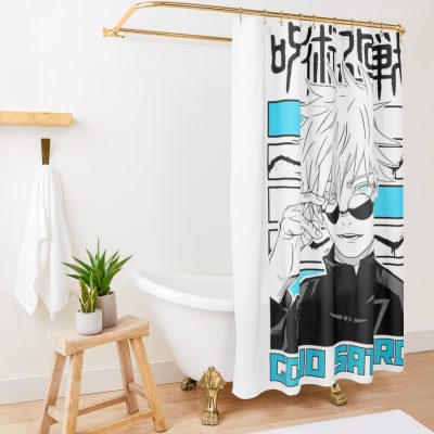 Stylish Gojo Shower Curtain Official Jujutsu Kaisen Merch