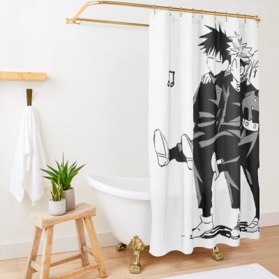 Golden Trio Shower Curtain Official Jujutsu Kaisen Merch