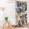 Vintage Jk Shower Curtain Official Jujutsu Kaisen Merch