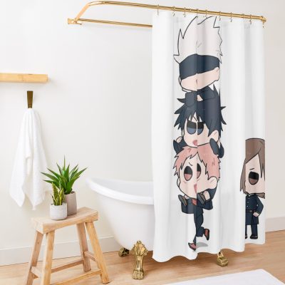 Golden Cast Shower Curtain Official Jujutsu Kaisen Merch
