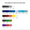 tank top color chart - Jujutsu Kaisen Store