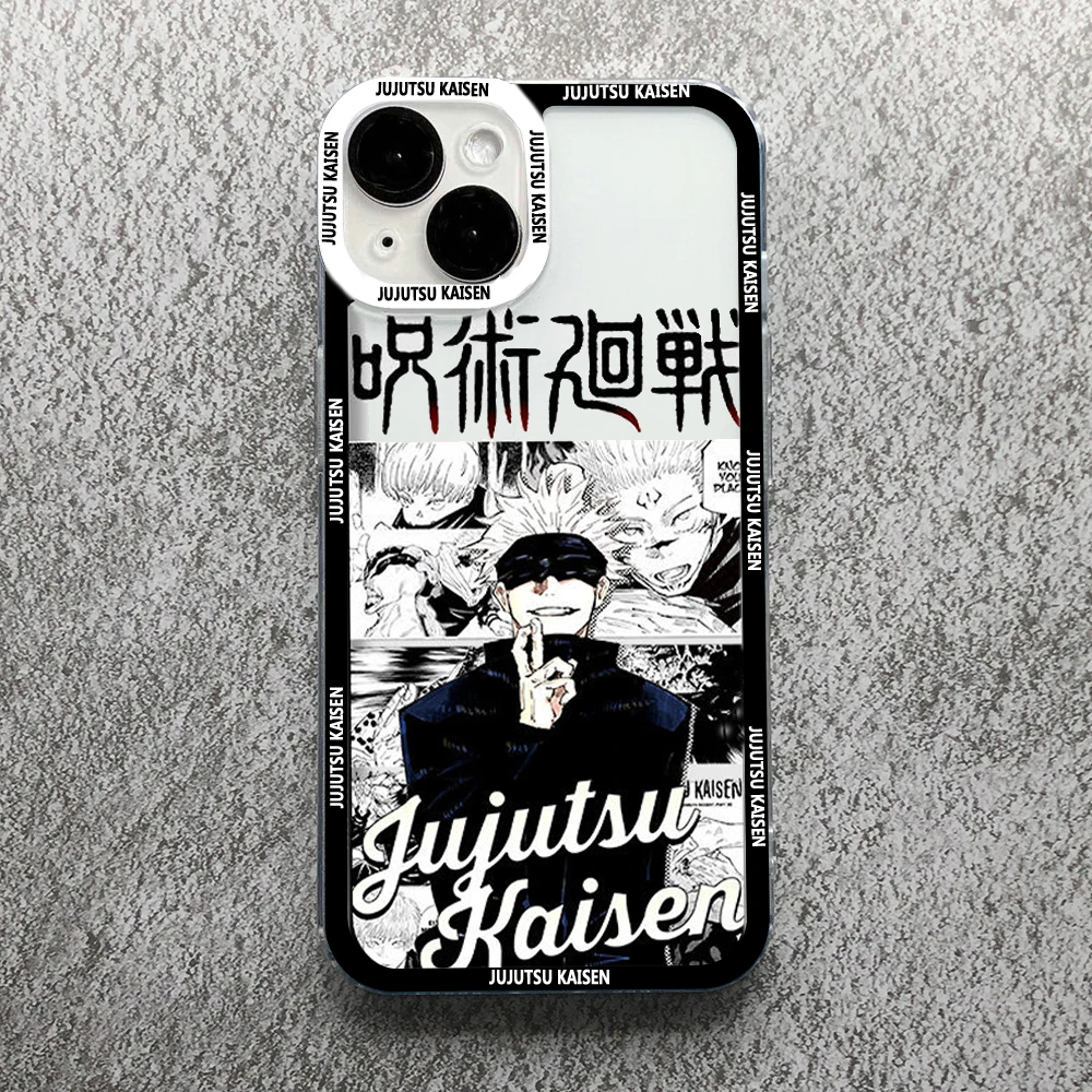 Anime Jujutsu Kaisen Phone Case For iPhone 15 14 13 12 11 Pro Max Mini XS 10 - Jujutsu Kaisen Store