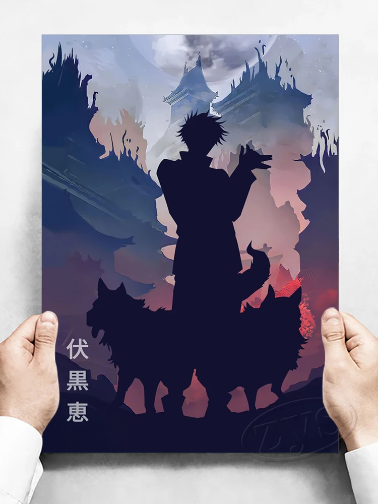 HD Prints Jujutsu Kaisen Canvas Anime Wall Art Paintings Fushiguro Megumi Modular Pictures Home Decoration Poster 1 - Jujutsu Kaisen Store