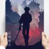 HD Prints Jujutsu Kaisen Canvas Anime Wall Art Paintings Fushiguro Megumi Modular Pictures Home Decoration Poster 7 - Jujutsu Kaisen Store