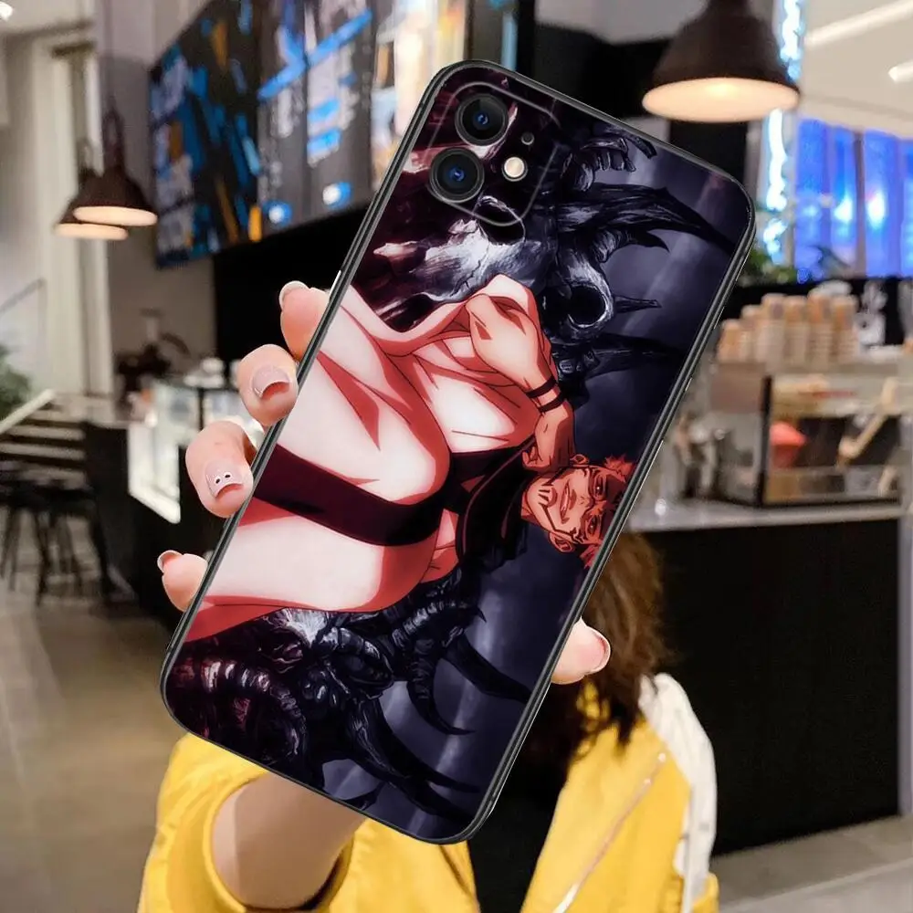 Jujutsu Kaisen Sukuna Luxury TPU Phone Case for IPhone 14 13 12 11 Pro Max Mini 8 - Jujutsu Kaisen Store