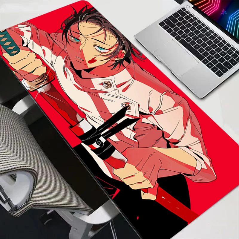 Laptop Game Anime Jujutsu Kaisen Large Mouse Pad XL Keyboard Yuta Office Desktop Mouse Mat Carpet 8 - Jujutsu Kaisen Store