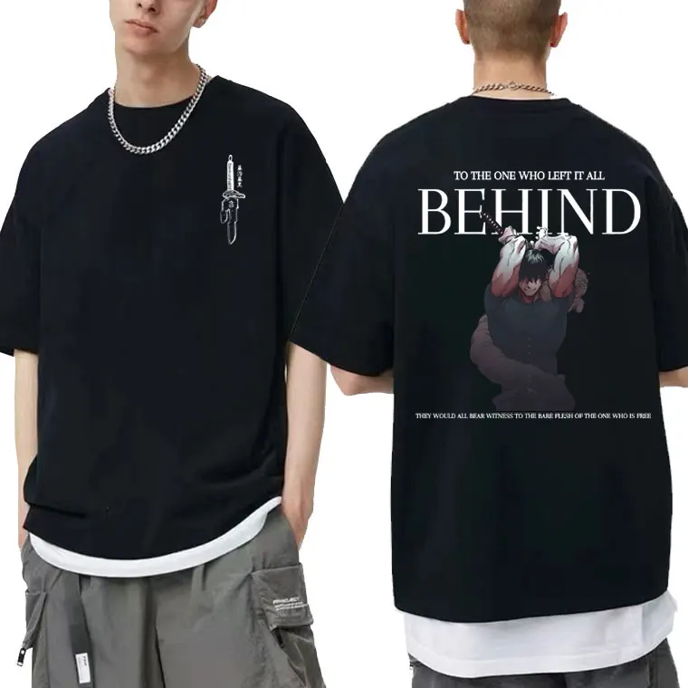 Anime Jujutsu Kaisen Fushiguro Toji To The One Who Lfft It All Behind Graphic Tshirt Men - Jujutsu Kaisen Store