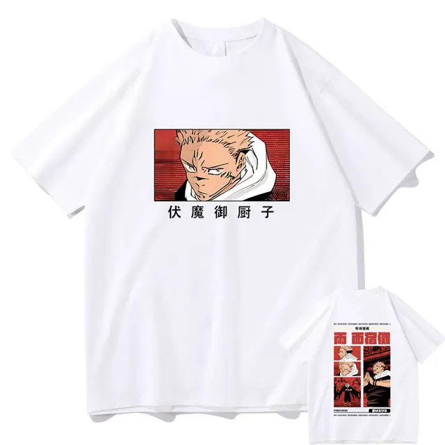 Anime Jujutsu Kaisen Itadori Yuji T Shirts Ryomen Sukuna Graphic T shirts Men Women Manga Oversized.jpg 640x640 1 - Jujutsu Kaisen Store
