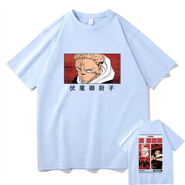 Anime Jujutsu Kaisen Itadori Yuji T Shirts Ryomen Sukuna Graphic T shirts Men Women Manga Oversized.jpg 640x640 13 - Jujutsu Kaisen Store