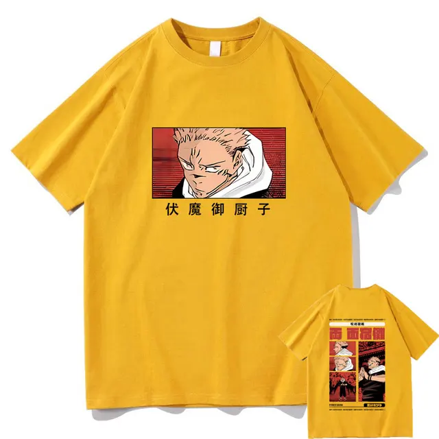 Anime Jujutsu Kaisen Itadori Yuji T Shirts Ryomen Sukuna Graphic T shirts Men Women Manga Oversized.jpg 640x640 3 - Jujutsu Kaisen Store