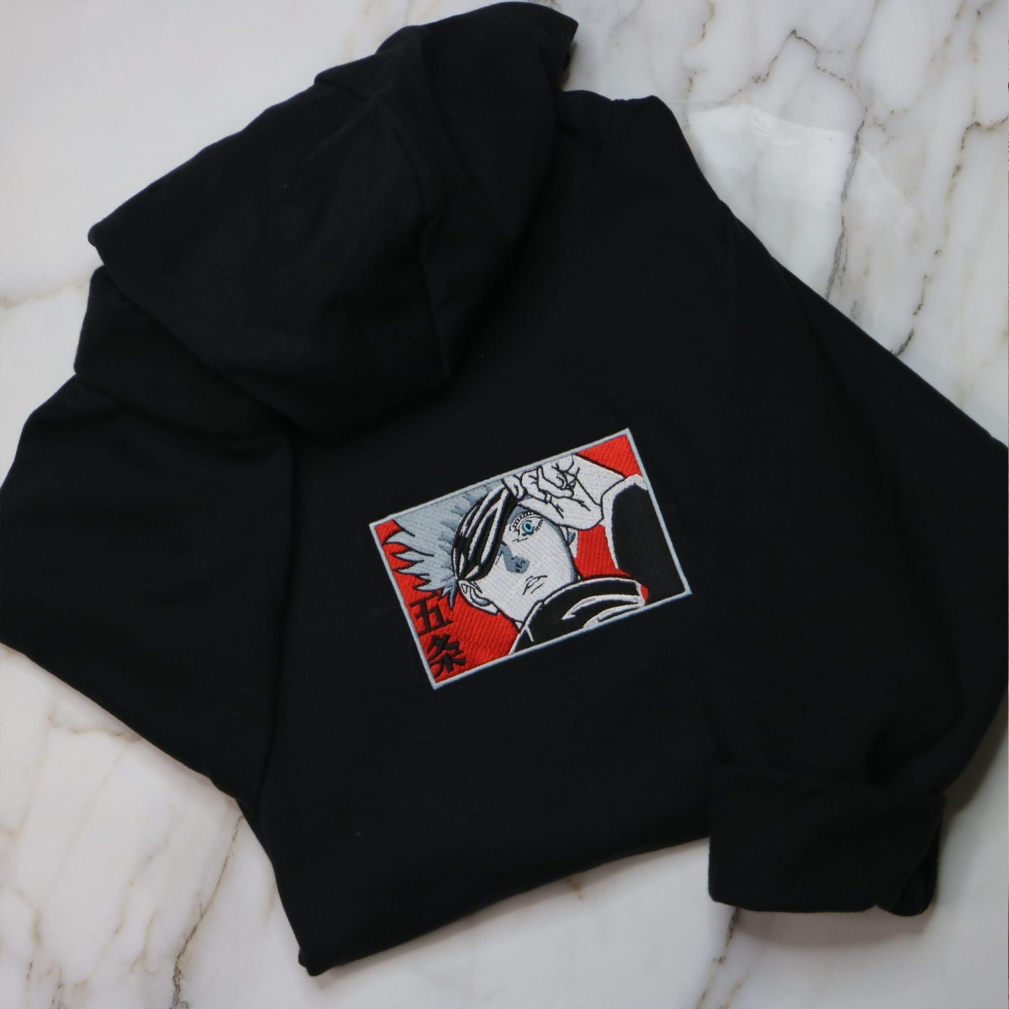 Gojo Jujutsu Kaisen Red Embroidered Clothing - Jujutsu Kaisen Store